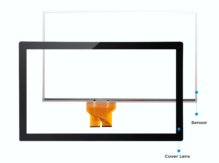 10.1 inch industrial capacitive touch panel kit