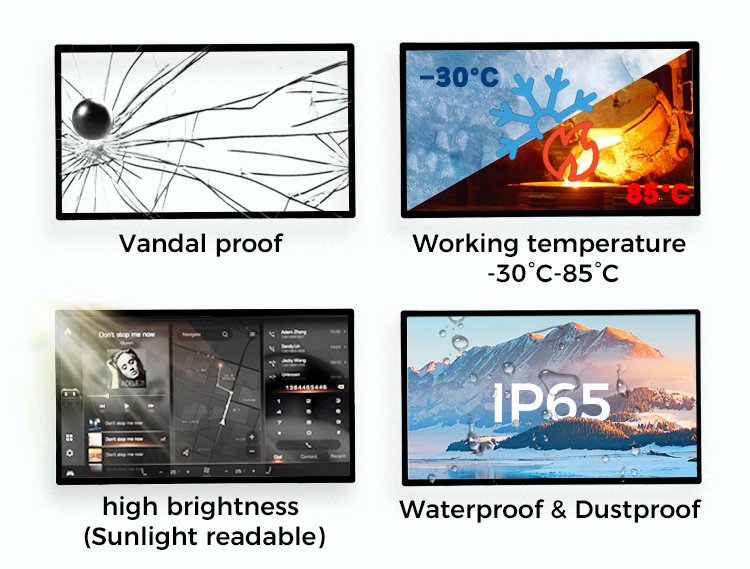 10.1 inch industrial capacitive touch panel kit