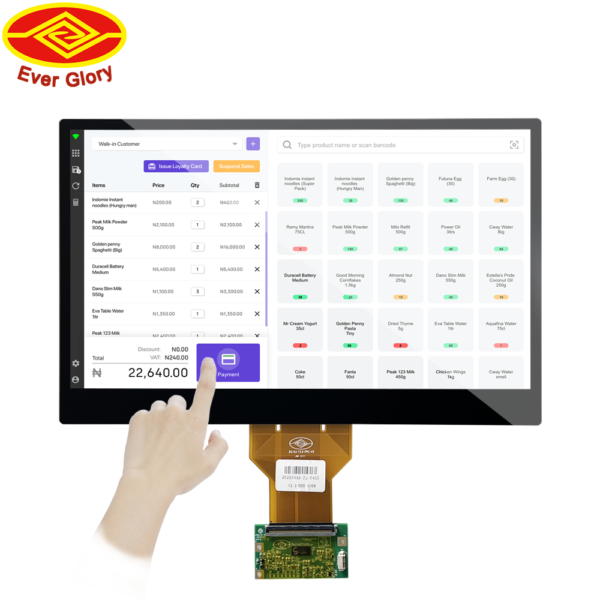17.3 Inch Touchscreen High Solution EETI Ilitek Usb Lcd Touch Panel
