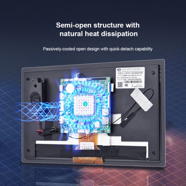 Industrial touch display BWW01 Series with capacitive screen