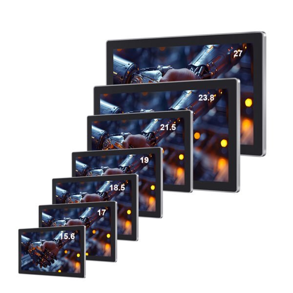 industrial monitor touchscreen with full HD displa
