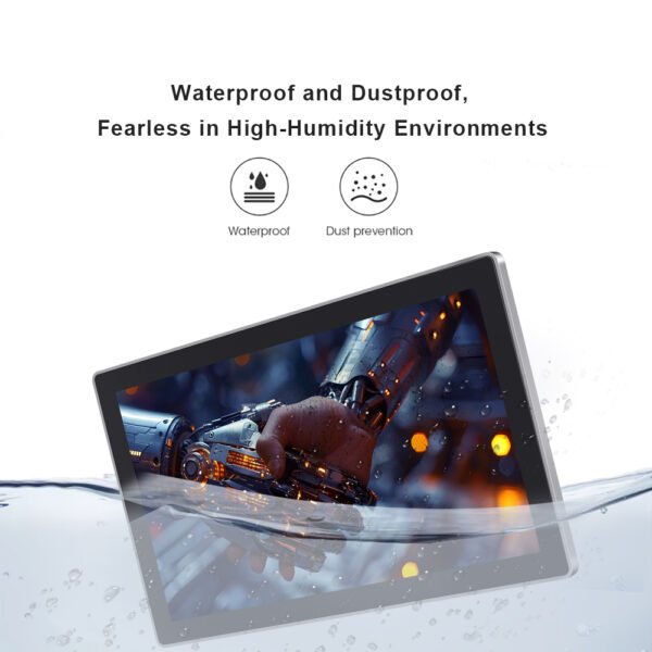 industrial monitor touchscreen with full HD displa