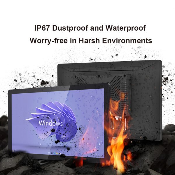 27 inch touch screen monitor front view