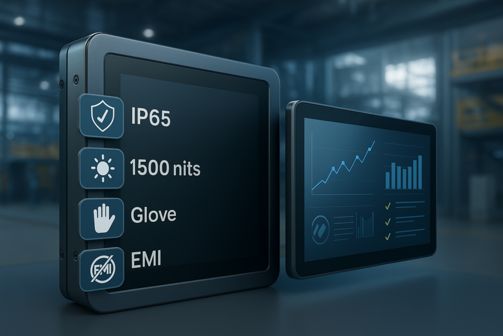 industrial touch display