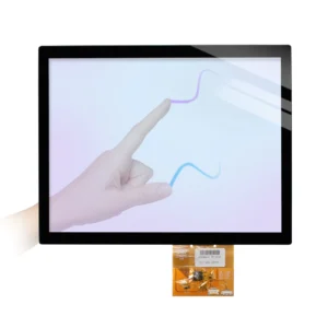 industrial projected capacitive touch screen panel with 10–40-point multi-touch front view