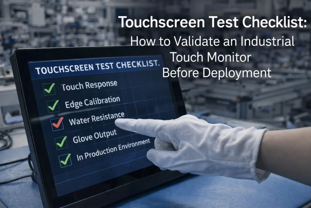 Touchscreen Test Checklist