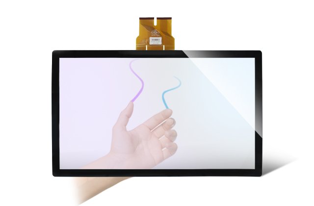 Custom PCAP touch panel for industrial HMI with glove and wet touch support