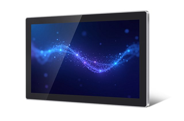 Rugged industrial touch screen monitor for kiosk and factory HMI applications