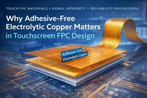 adhesive-free electrolytic copper for touch FPC