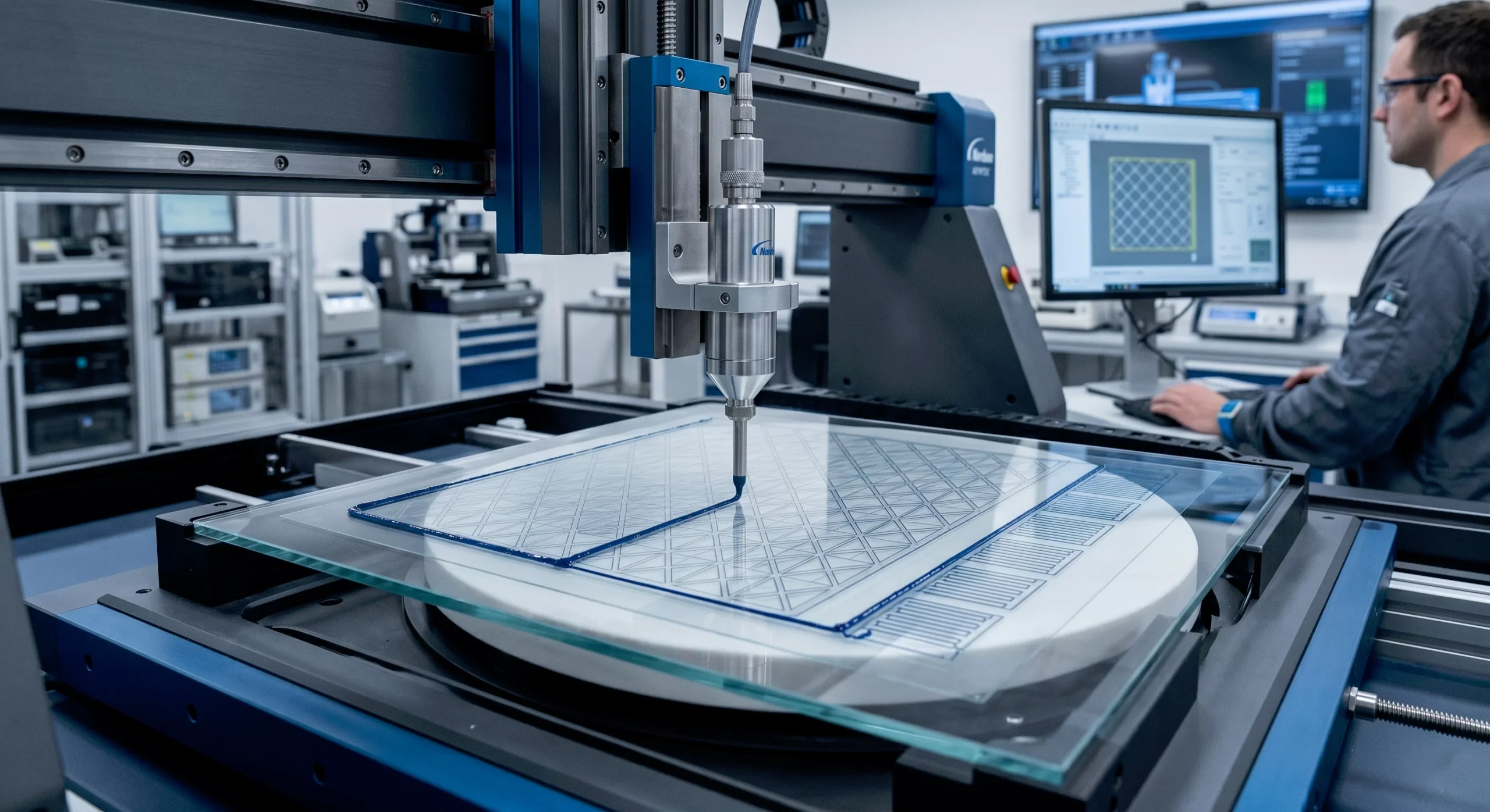 Etching-paste patterning process for ITO touch sensor manufacturing with diamond grid layout