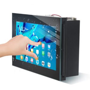 Industrial touch screen monitor for HMI kiosk and automation applications