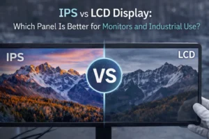 IPS vs LCD display comparison for monitors and industrial touch displays