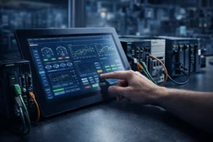 PLC compatibility in industrial touch HMI systems for multi-brand automation integration