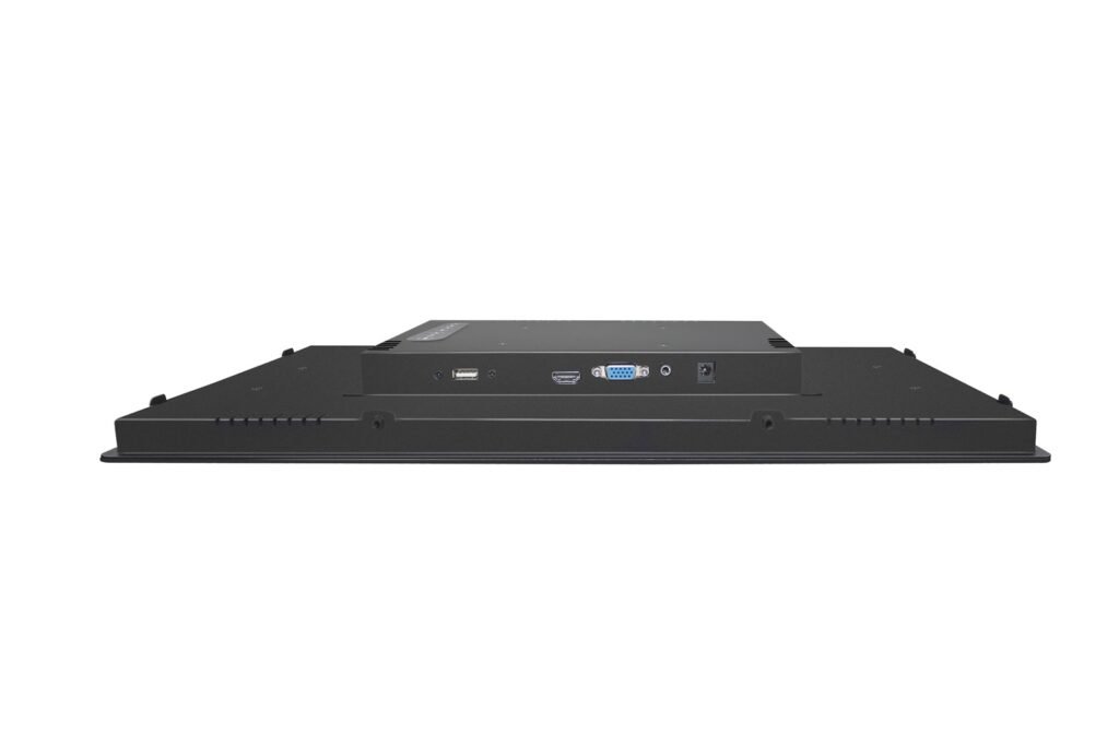 21.5 inch bezel-less embedded touch screen monitor interface ports