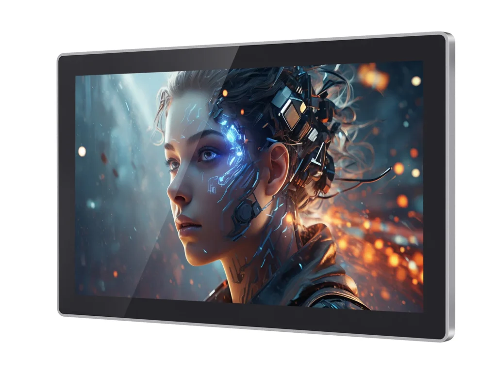 21.5 inch industrial touch screen monitor for HMI and kiosk equipment