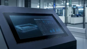 AG AR AF composite glass solution for high-end industrial touch displays with low glare, low reflection, and anti-fingerprint surface treatment
