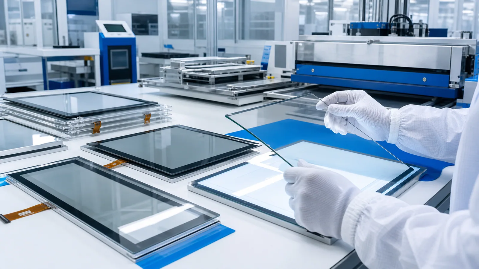 Fabricación e inspección de soluciones táctiles Ever Glory